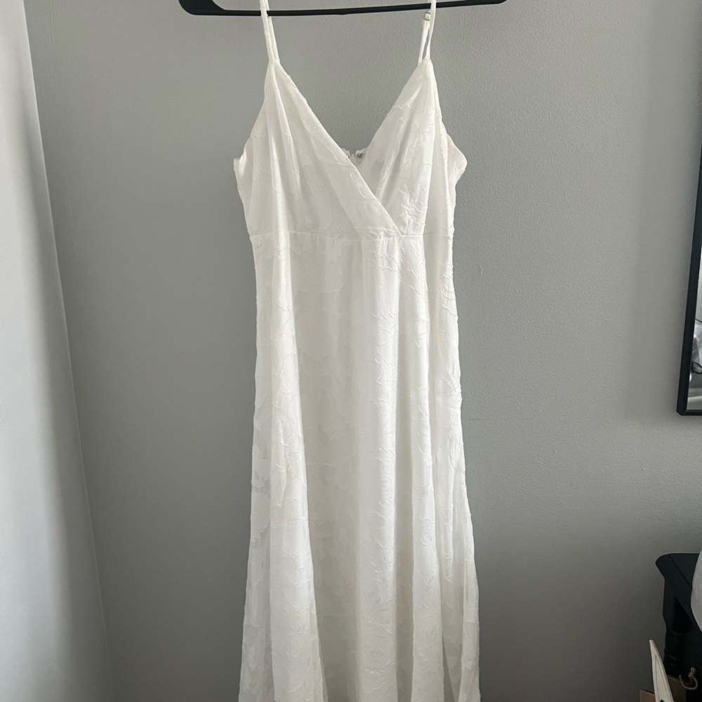 White Floral Dress